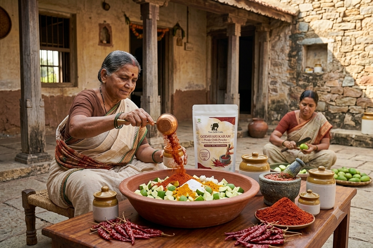 Pickle Karam chilli powder for Avakaya mango pickle