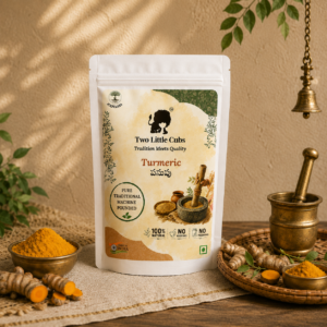 Two Little Cubs Paderu Chaya Pasupu Turmeric Powder