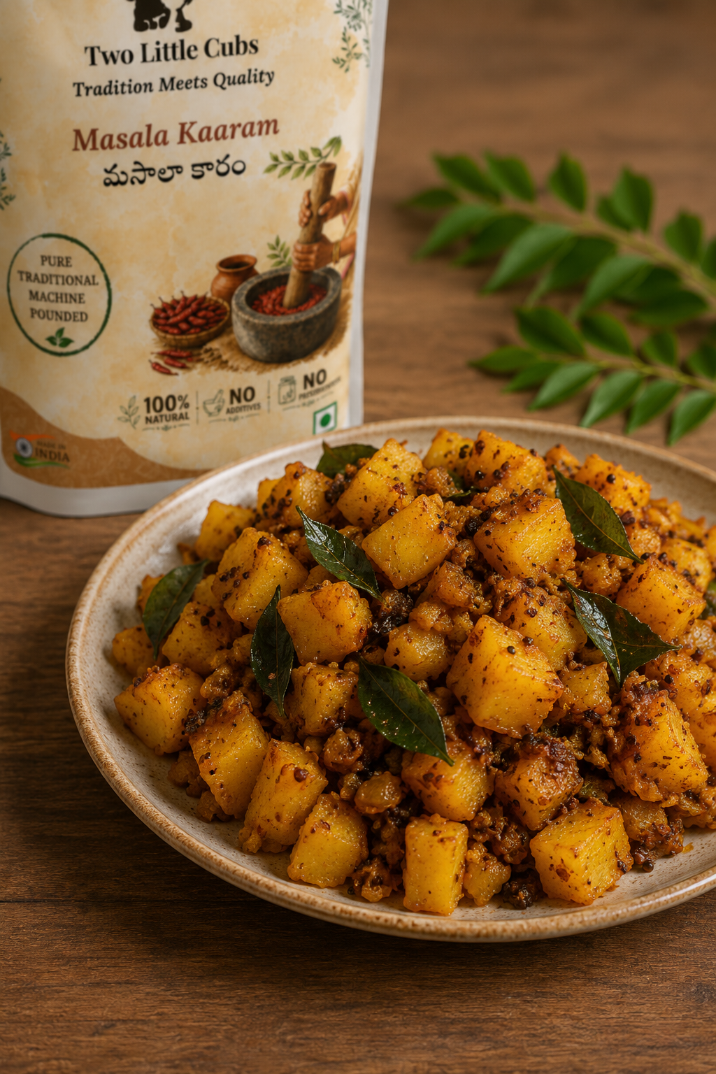Masala Karam for spicy fry curries by Two Little Cubs